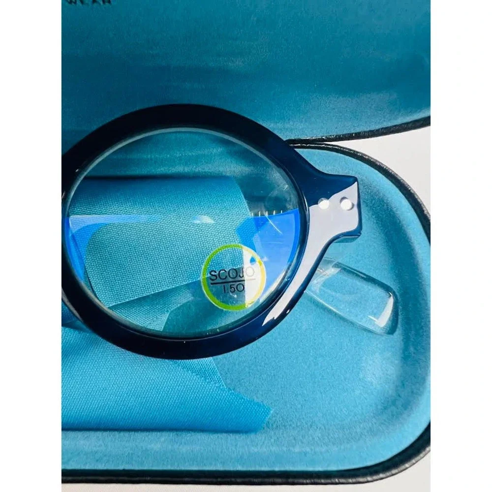 NEW! Scojo New York‎ Bleeker Street Reading Glasses Black/Vanilla +2.50x